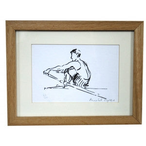 Male Sculler - small unframed