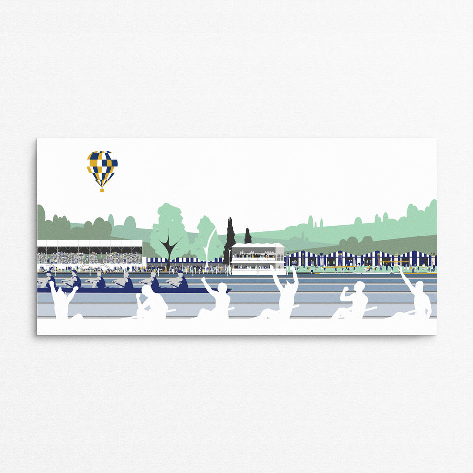 Rowing at Henley Greetings Card – Rock the Boat