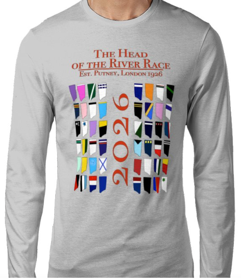 Official 2026 Head of the River Race Entries T-shirt