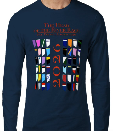 Official 2026 Head of the River Race Entries T-shirt