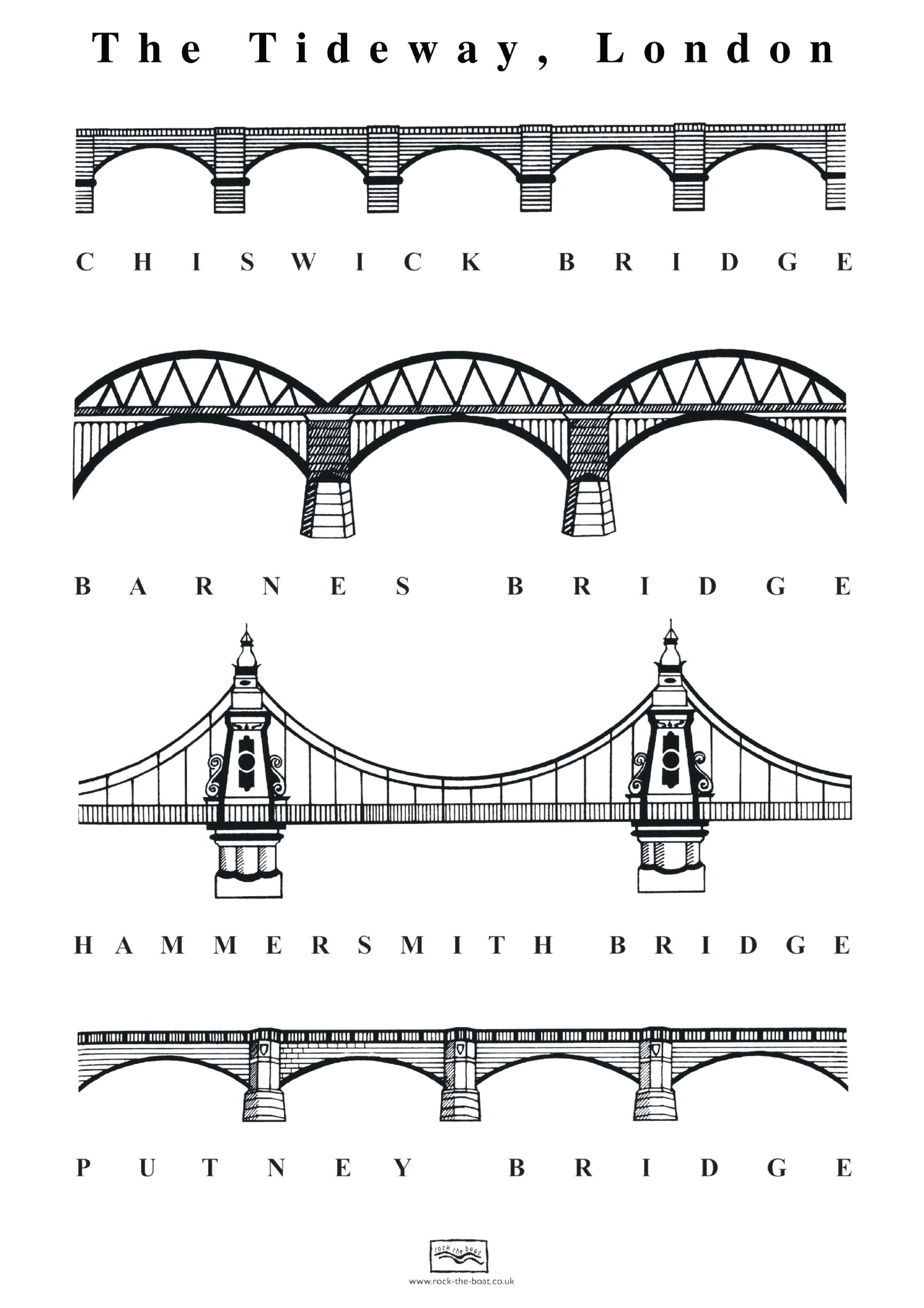 Tideway Bridges Poster