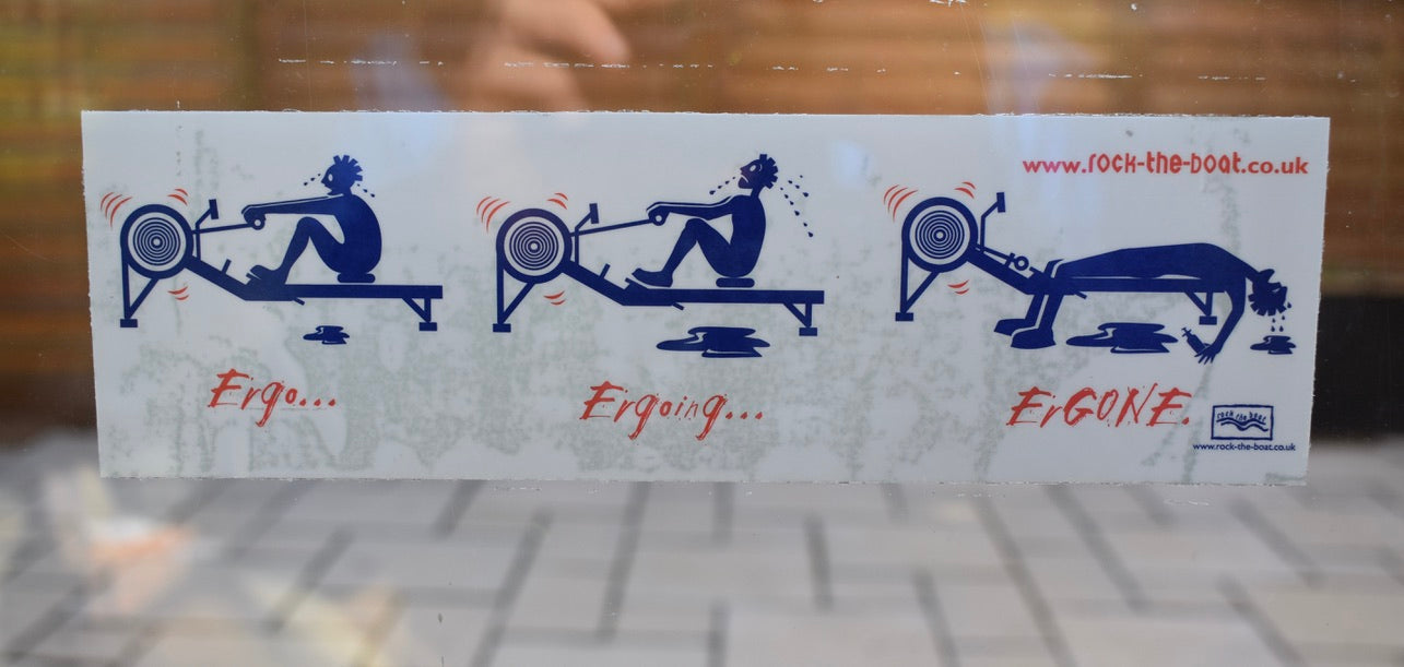 Ergone Indoor Rowing Window Sticker – Rock the Boat