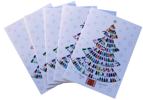 Blades Tree Christmas Cards (Various Pack Sizes)