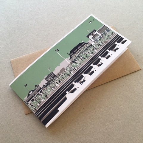 The Boat Race at Putney Greetings Card