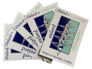 Oxford v. Cambridge Boat Race Postcard Pack (5 cards)